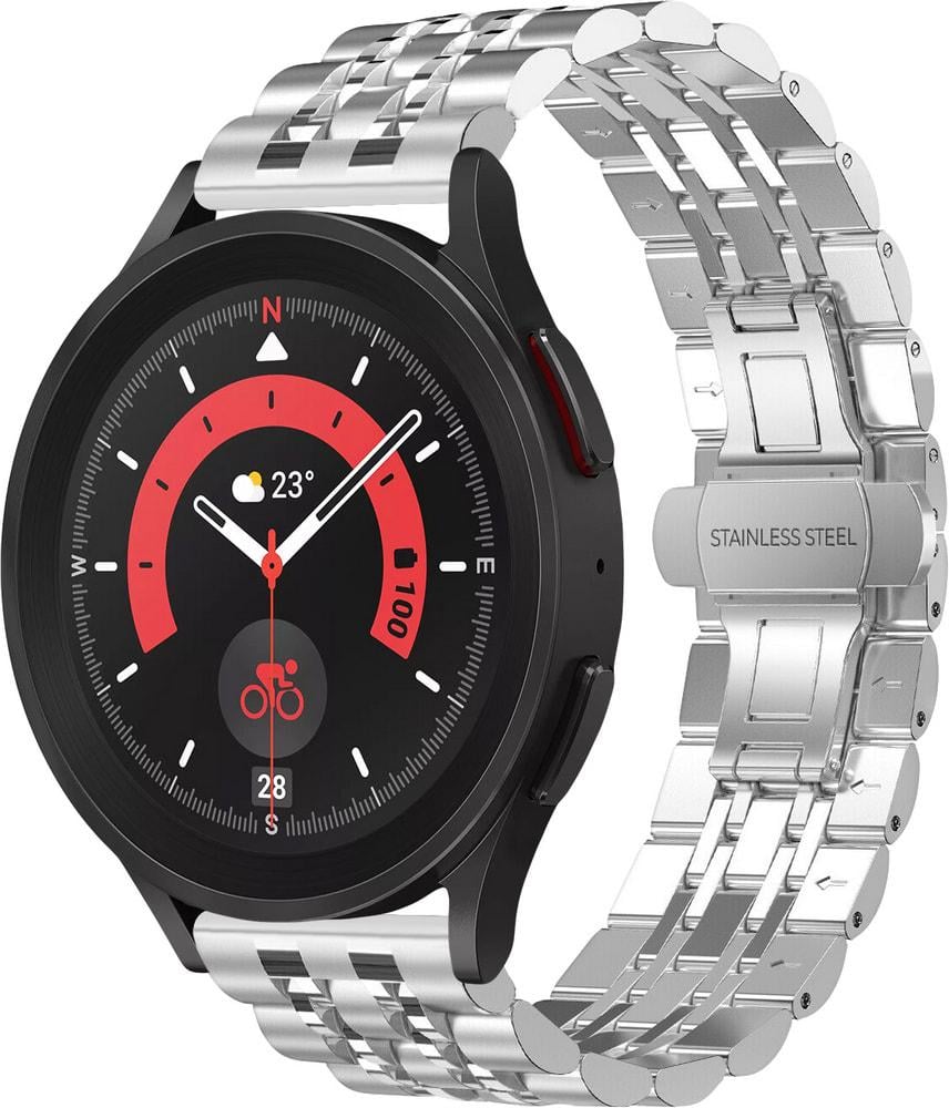 Браслет металлический Spinye для Galaxy Watch 5 Pro Silver (29645-59)