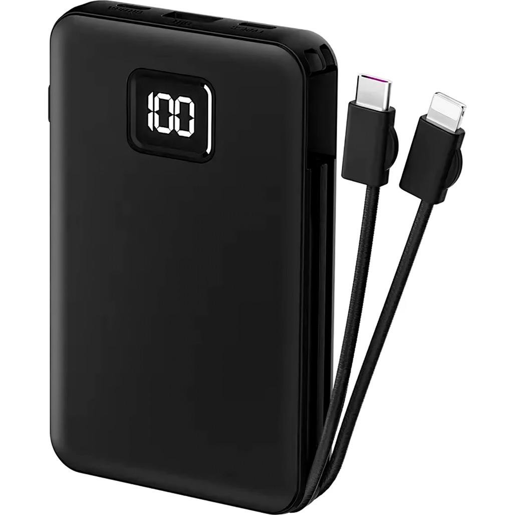 Зовнішній акумулятор WiWU JC-15 Magnetic 10000 mAh 22,5w Black