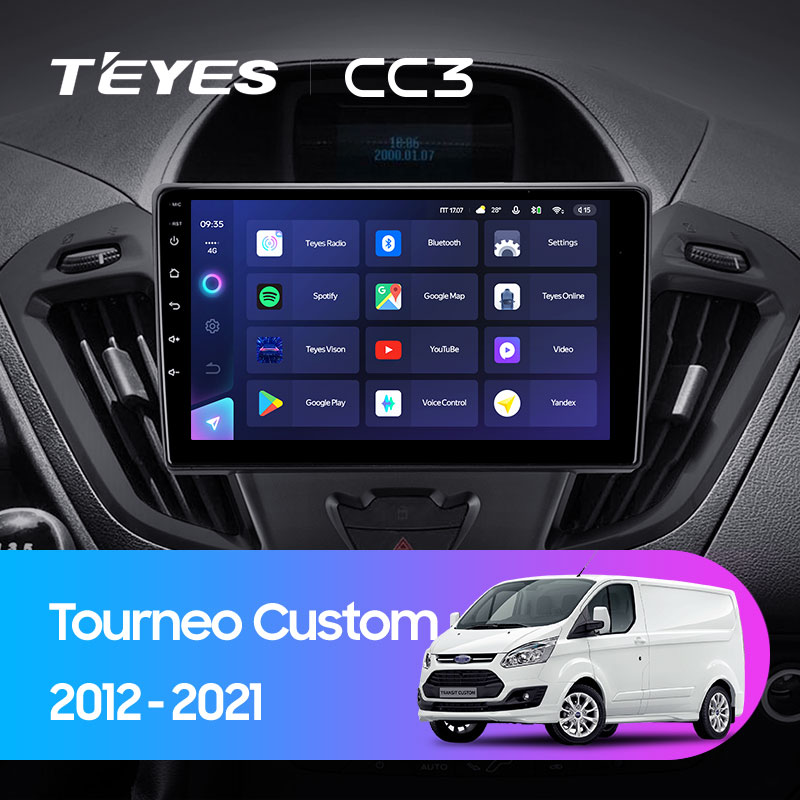 Автомагнітола штатна Teyes CC3 360° для Ford Tourneo Custom 1 Transit 2012-2021 Android (1658689849) - фото 4