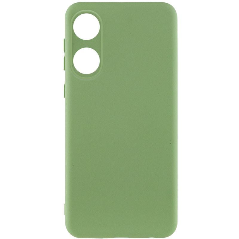 Протиударний чохол Silicone Cover Lakshmi Full Camera (A) для Oppo A78 4G Зелений / Pistachio