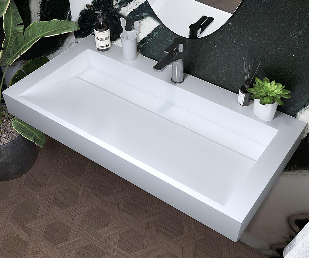 Умивальник підвісний Status Adler 100 White (624) - фото 2