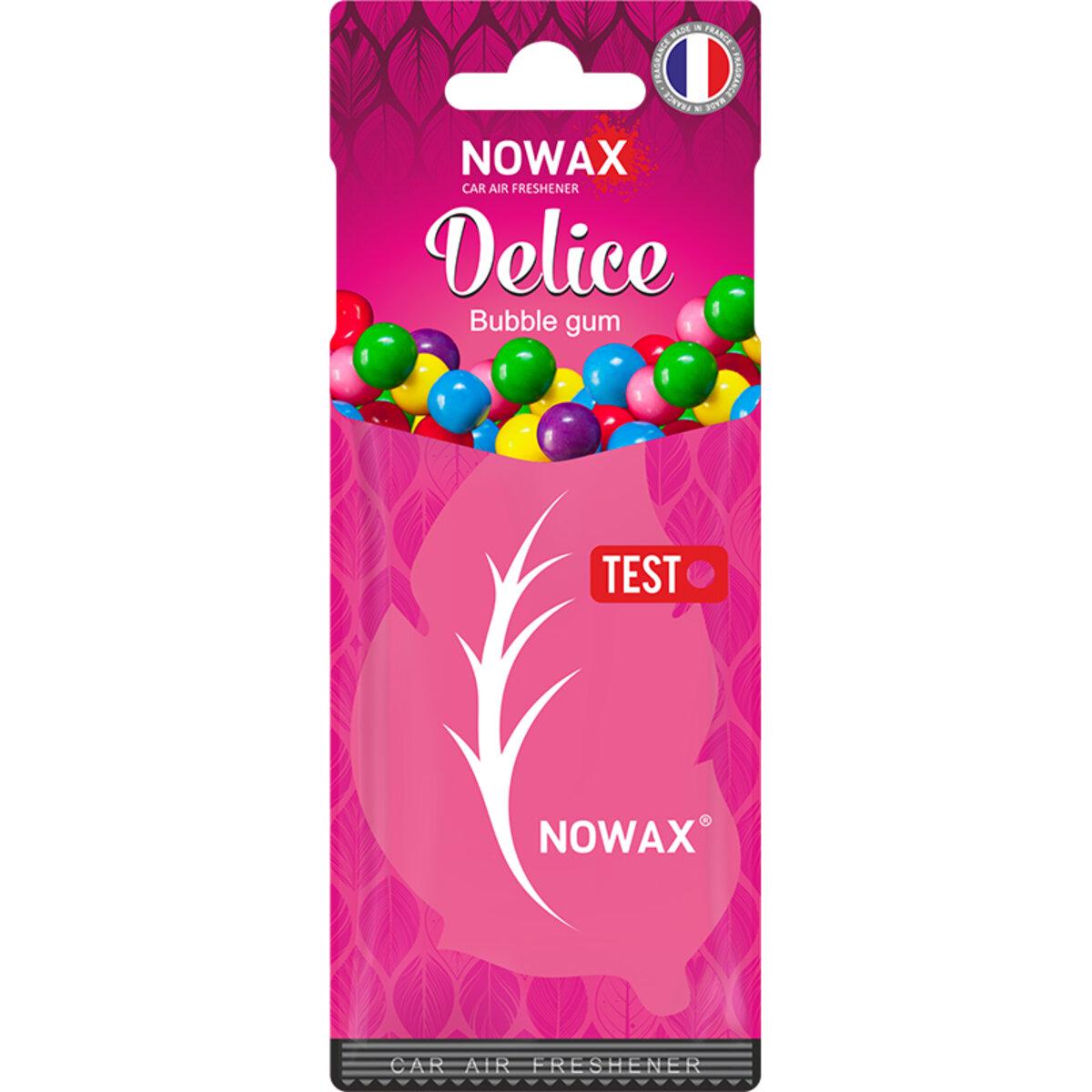 Ароматизатор повітря целюлозний Nowax серія Delice Bubble Gum (2387)