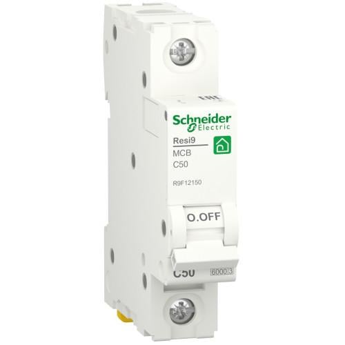 Автоматический выключатель 1-п. RESI9 50A C 6kA SCHNEIDER ELECTRIC C2
