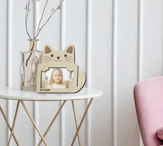 Фоторамка персоналізована з кішкою горизонтальна на 1 фото Натуральний (cat_4x6_horizontal-1) - фото 2 Фоторамка персоналізована з кішкою горизонтальна на 1 фото Натуральний (cat_4x6_horizontal-1) - фото 2