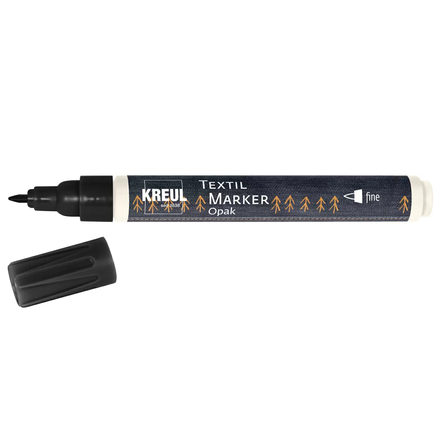 Маркер по ткани Kreul Javana Opak 1-2 мм Черный (KR-92782)