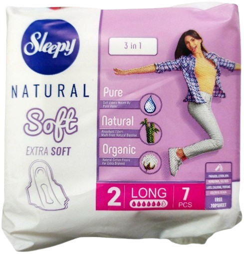 Прокладки Sleepy Natural Soft №2 7 шт. (00-00001335)