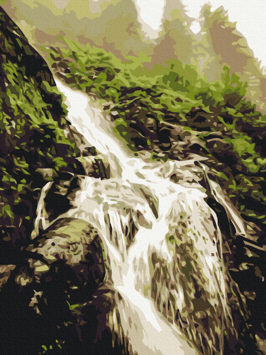 Картина по номерам Brushme Звук водопада 30x40 см (RBS52579) Картина по номерам Brushme Звук водопада 30x40 см (RBS52579)