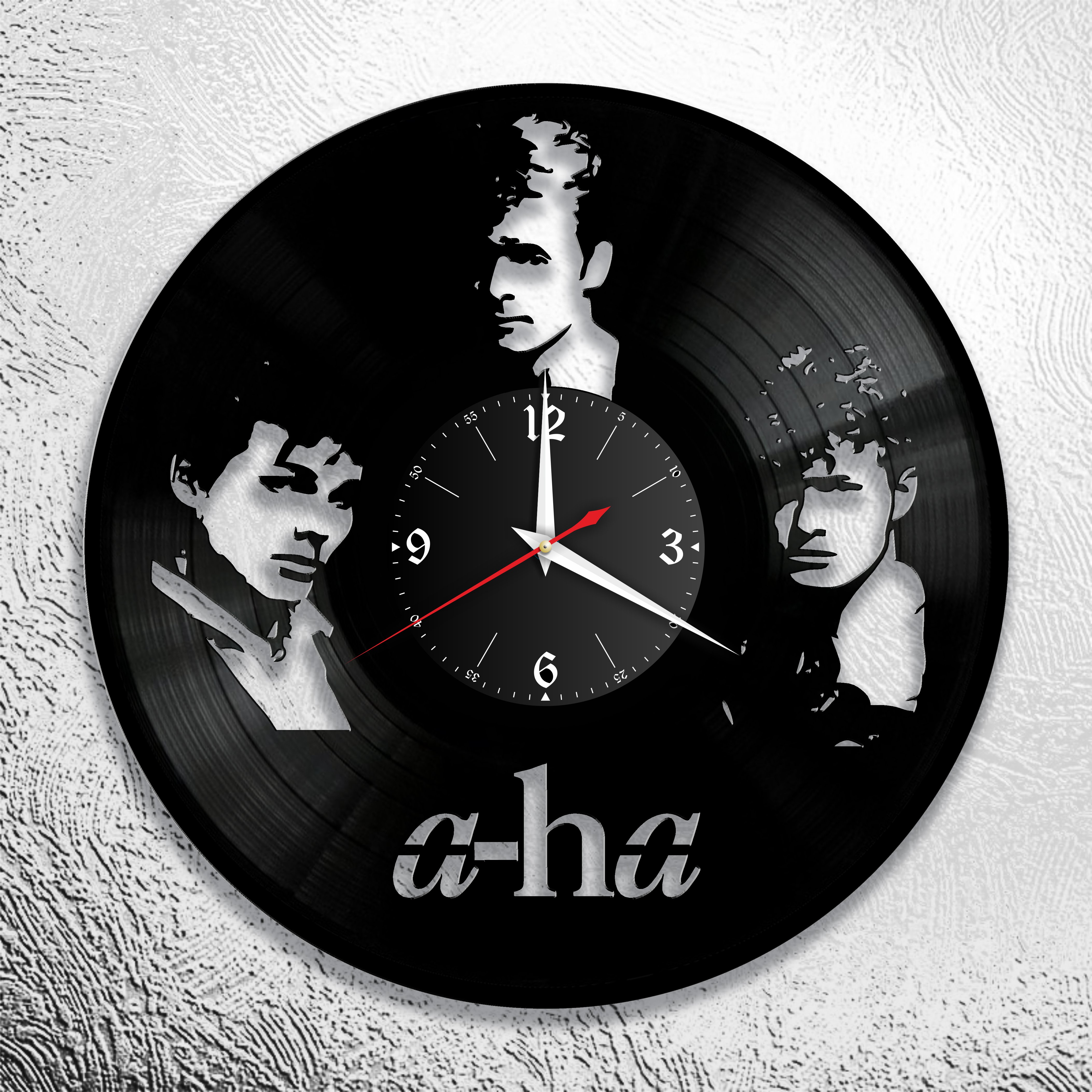 Часы настенные A-Ha 0729 из виниловой пластинки
