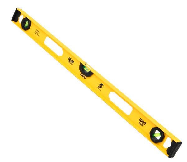 Уровень строителя 1000 мм 1мм/м Deli_Tools EDL291000G (27207044)