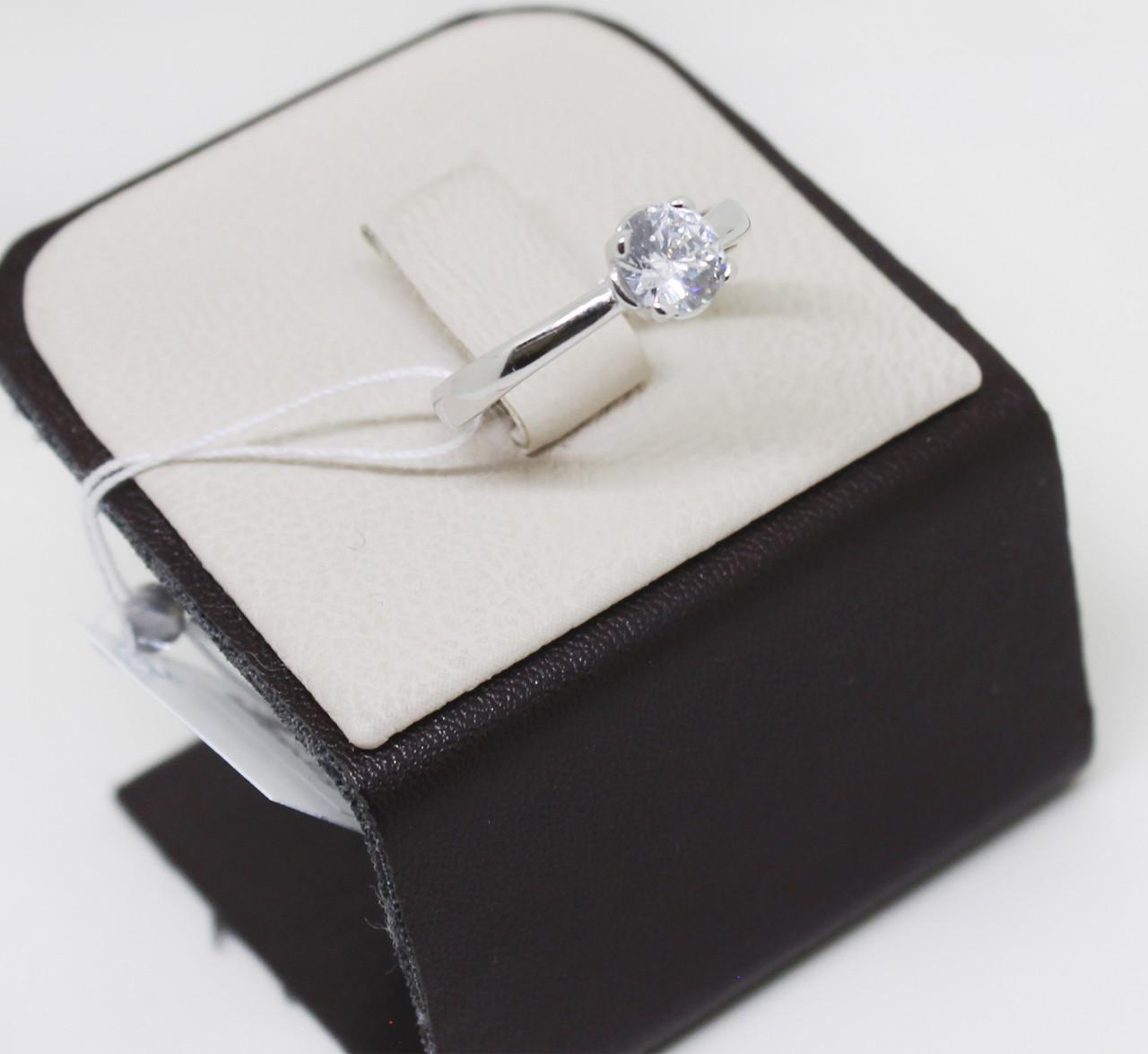 Кольцо серебряное с кубическим цирконием р. 17 2,91 г (1519083348)