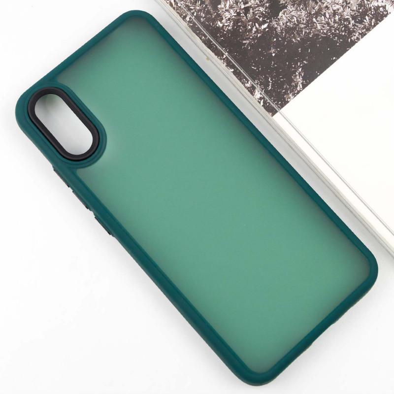 Противоударный чехол TPU+PC Lyon Frosted для Xiaomi Redmi 9A Green - фото 2