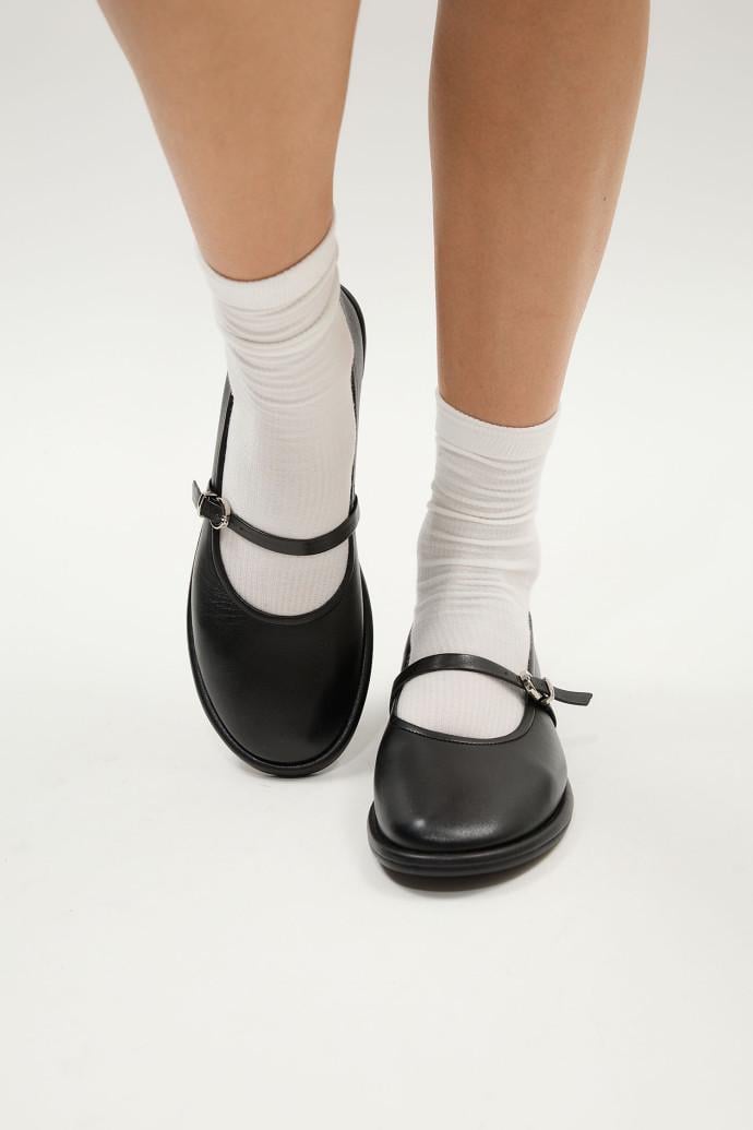 Балетки LONZA шкіряні р. 38 Чорний (191755)