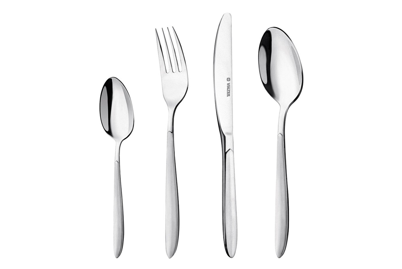 Набір столових приборів Vinzer 89101 Nocturne 24 предмети (8222)