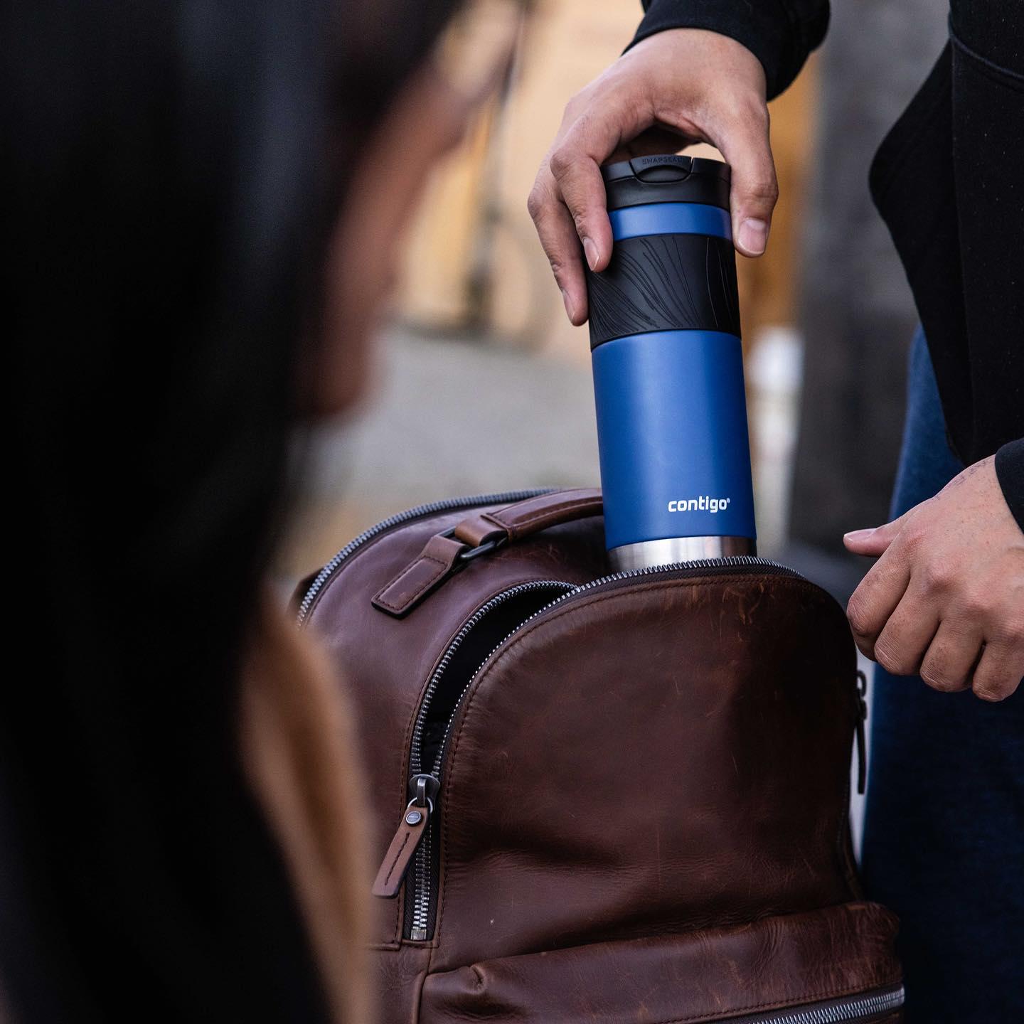 Термокружка Contigo Byron Snapseal 720 мл Blue Corn - фото 6 Термокружка Contigo Byron Snapseal 720 мл Blue Corn - фото 6