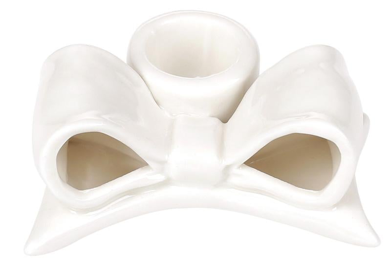 Набор 6 подсвечников Бант керамика 8,2 см Белый Набор 6 подсвечников Бант керамика 8,2 см Белый