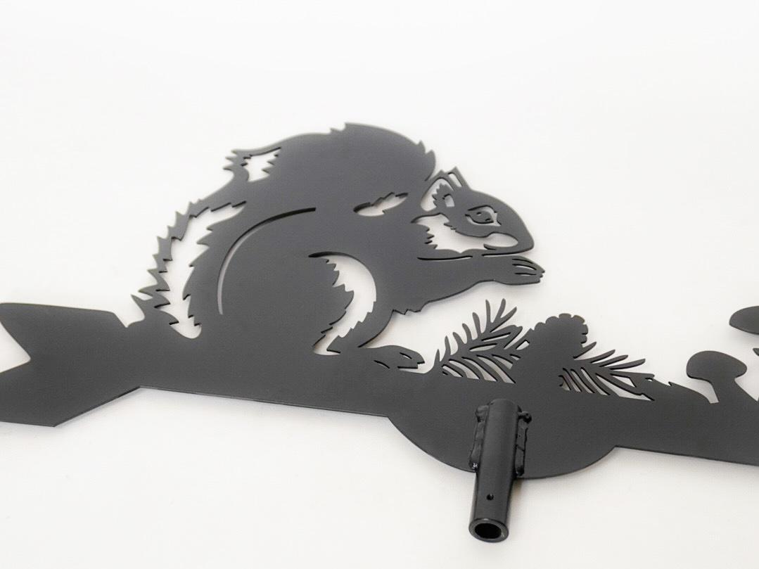 Флюгер на дах металевий Білка Чорний - фото 3 Флюгер на дах металевий Білка Чорний - фото 3