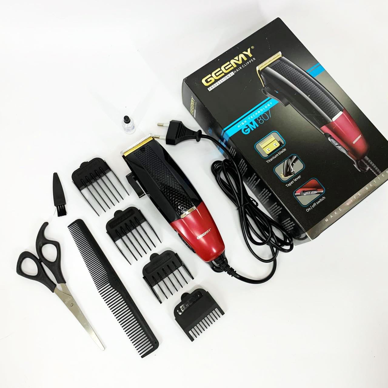 Машинка для стрижки волосся професійна Gemei GM-807