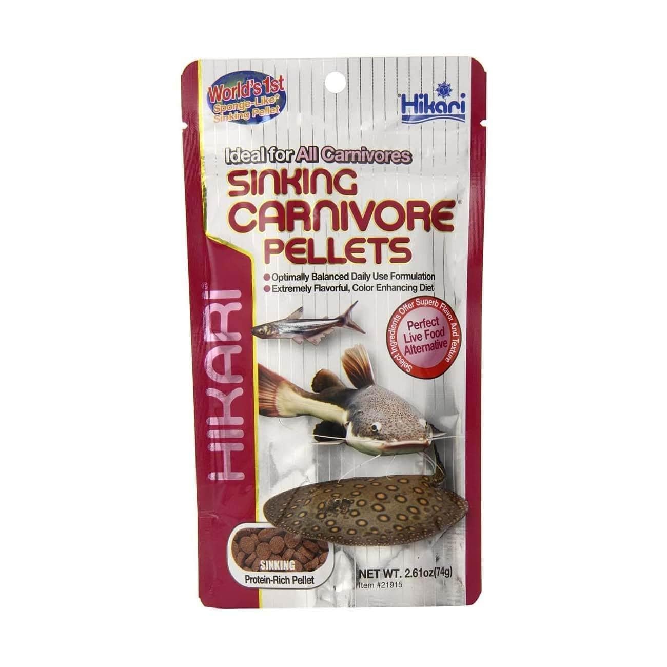 Корм Hikari Tropical sinking Carnivore 74 г (Hikari21915)