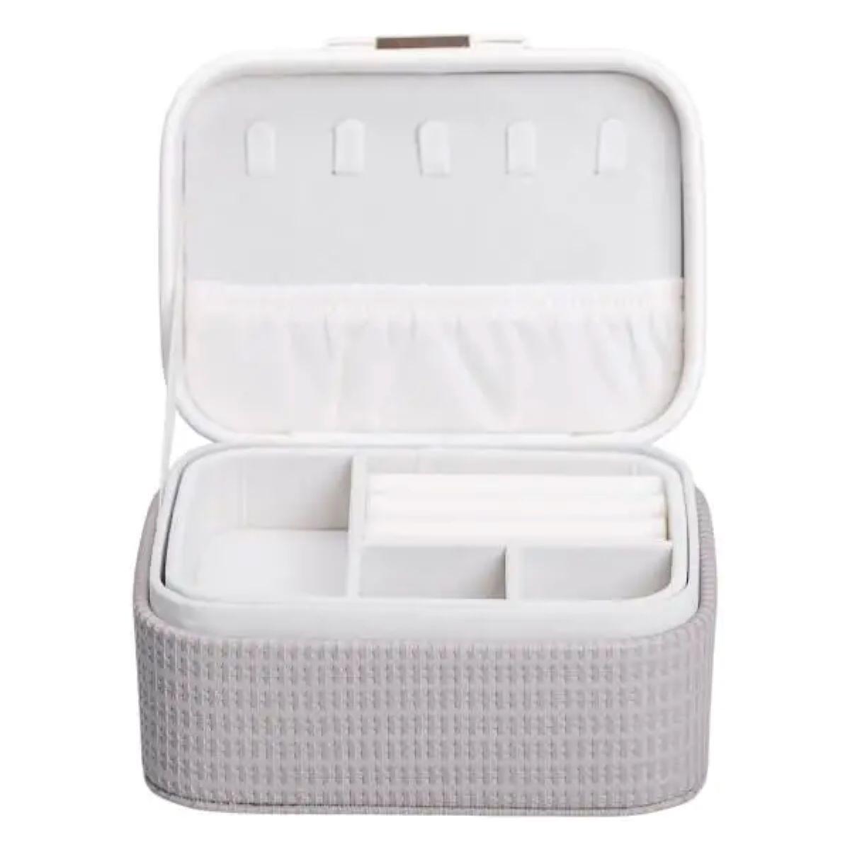 Ящик для украшений из экокожи 15,5х11,5х8,5 см (HP-5-37BE)