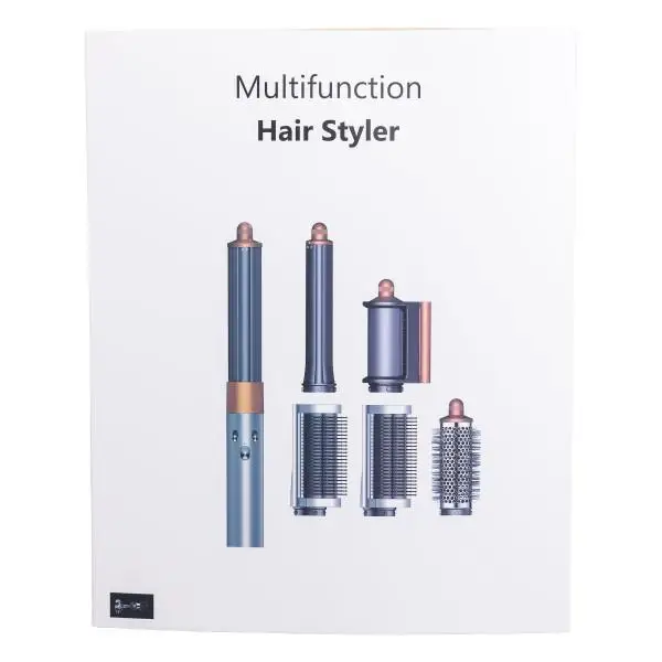 Мультистайлер для волосся Airwrap Complete Long з 6 насадками та датчиком контролю температури 1300 Вт Сірий (147-107-X9G) - фото 12