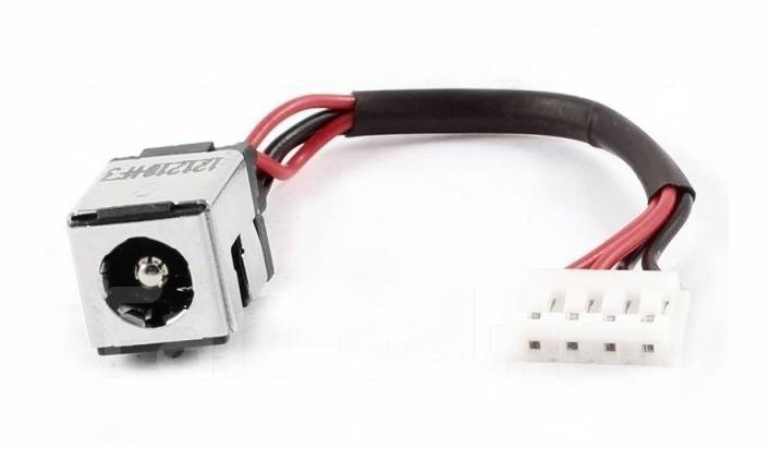 Разьем питания для ноутбука Asus K40 K50 K60 K70 P50 с кабелем/шлейф/гнездо (1464968590)