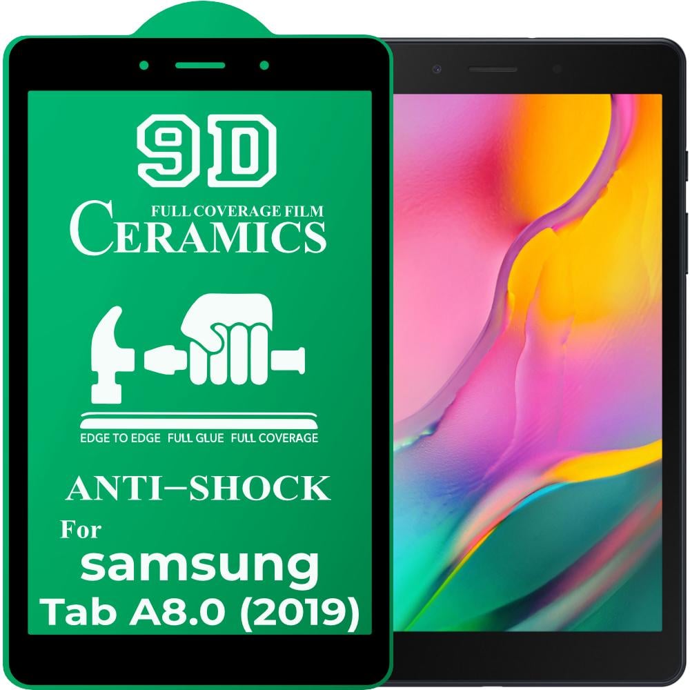 Защитная пленка Ceramics Samsung Galaxy Tab A 8.0 (2019) T290 T295 (керамическая 9D) (22460)