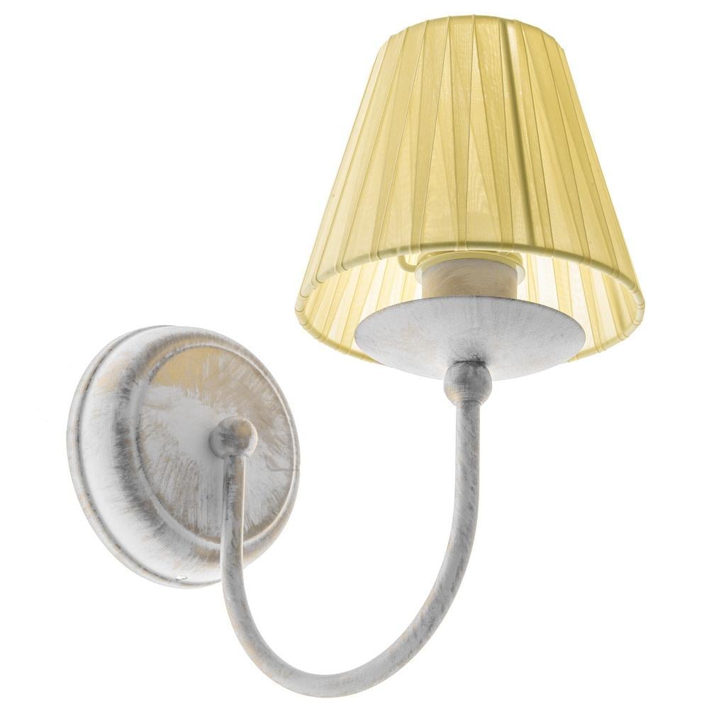 Бра настенное накладное Brille BKL-605W/1 E14 классическое с абажуром