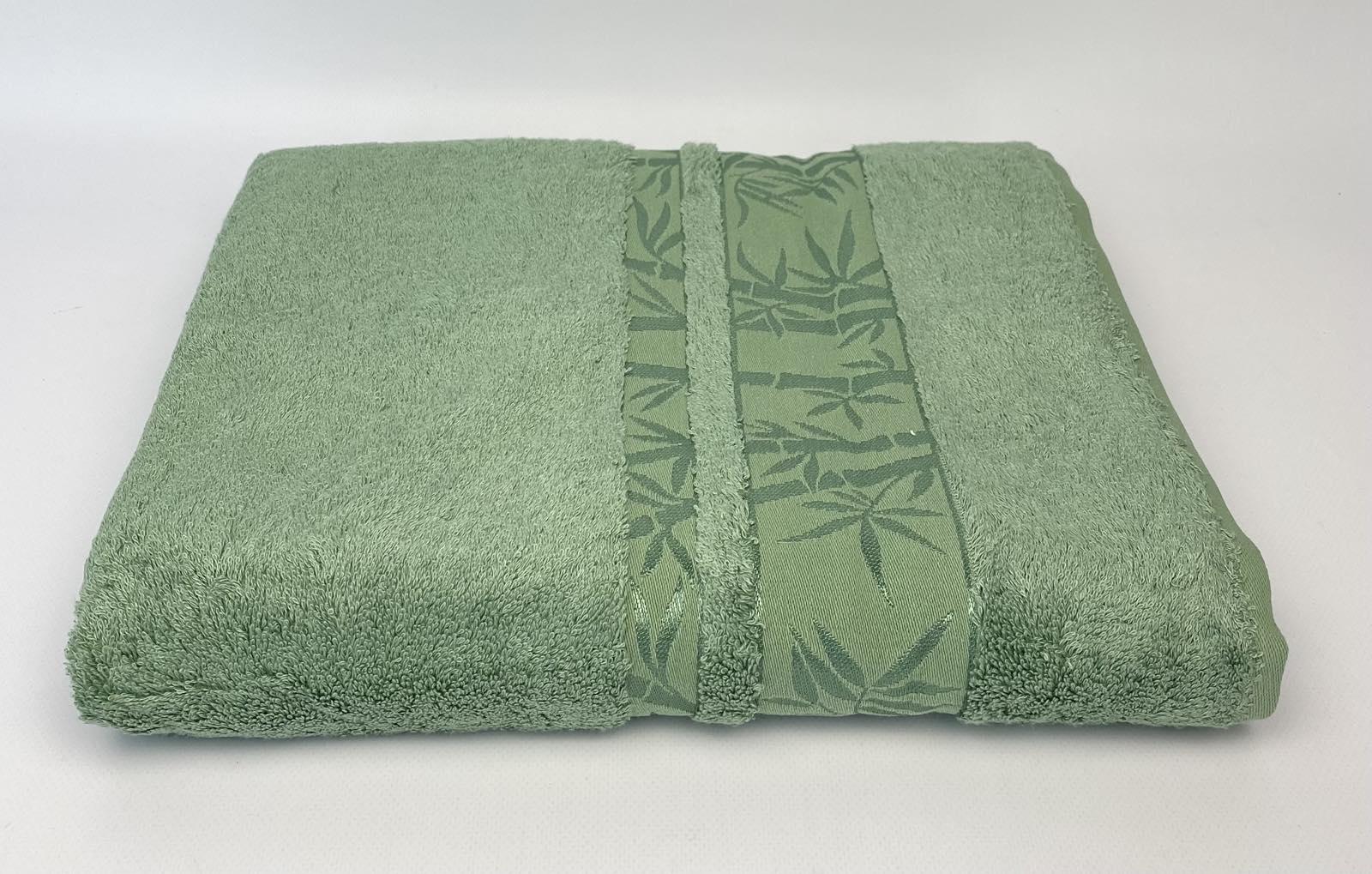 Полотенце Maison D'or Bamboo Jacquard 85x150 см Cagla Green (CN20393) - фото 1