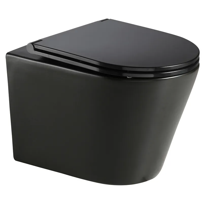 Унитаз подвесной MIXXUS Premium Bevel-0301-R Black система смыва RIMLESS 515x355x365 мм (MP6471)