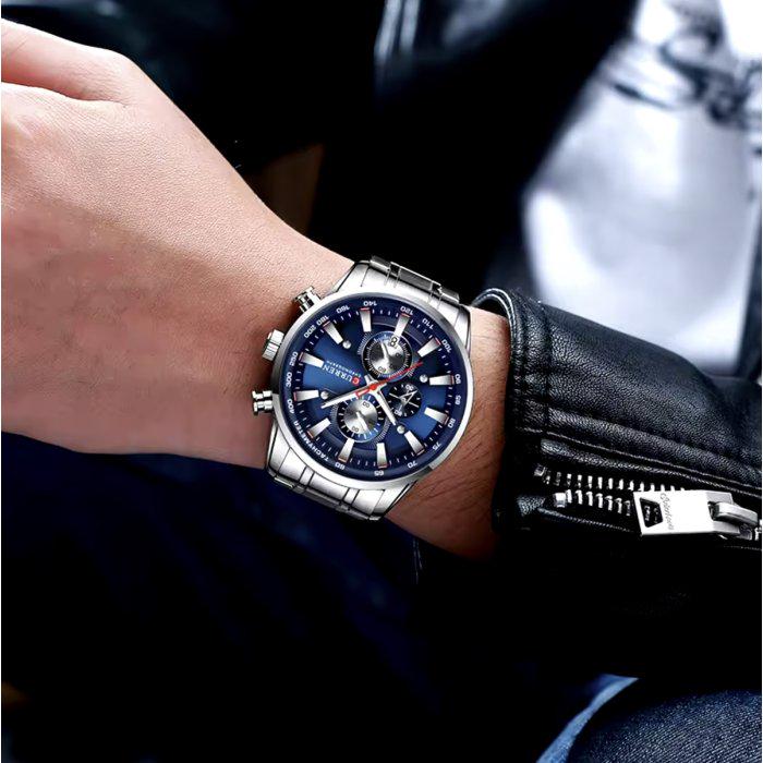 Часы наручные мужские Curren Pacific Silver (1951) - фото 4 Часы наручные мужские Curren Pacific Silver (1951) - фото 4