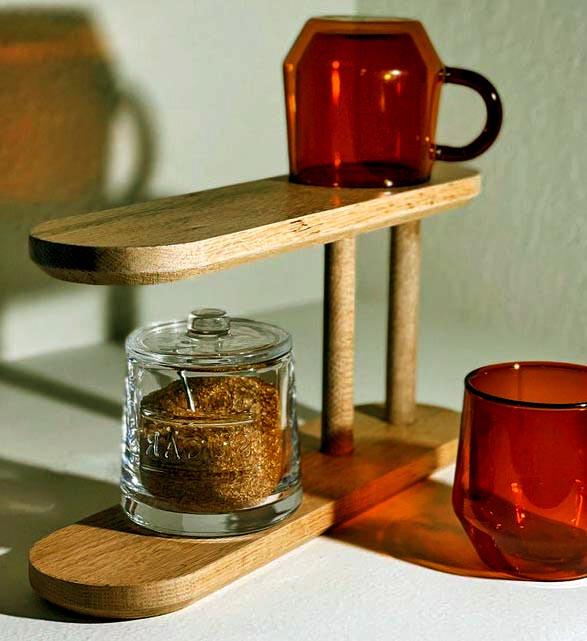 Полка настольная из дерева Кентау Сиена (ПСТ/002805)