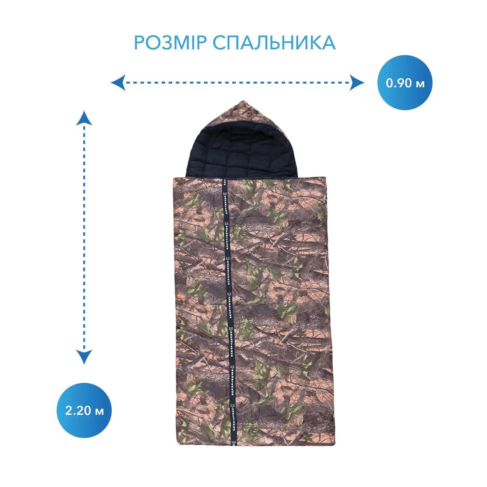 Спальный мешок на флисе зимний -30 220х90 см (2327631531) - фото 5 Спальный мешок на флисе зимний -30 220х90 см (2327631531) - фото 5