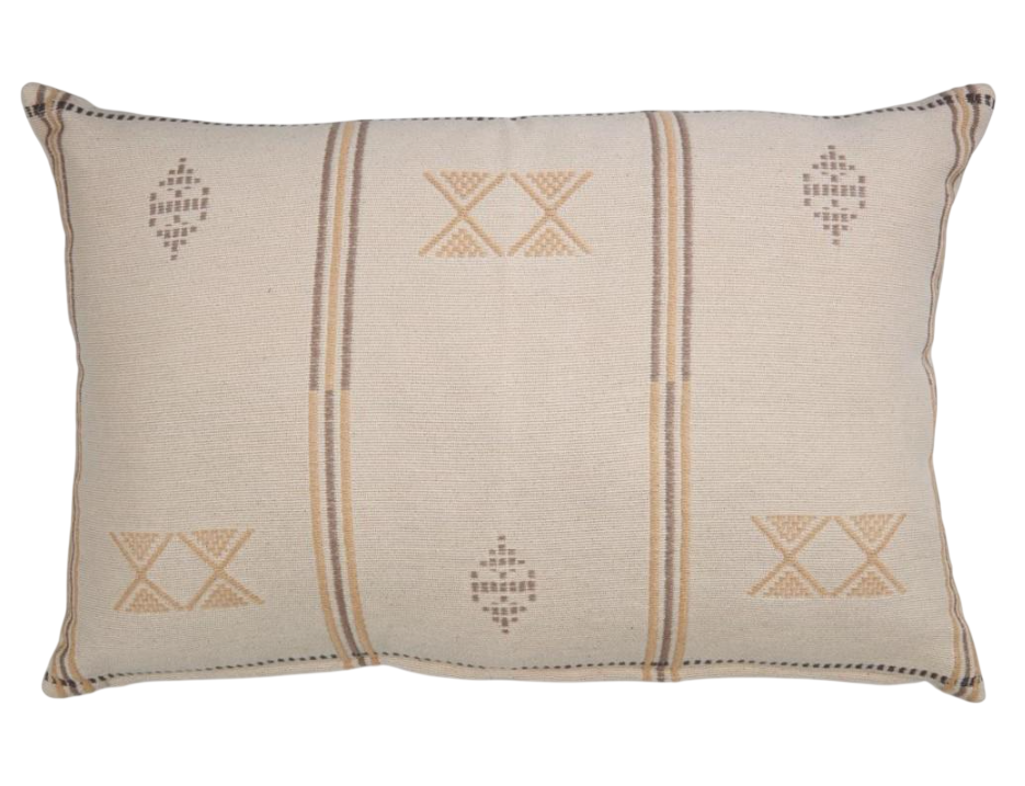 Декоративная подушка 40x60 см Бежевый/Желтый (f9af3144)