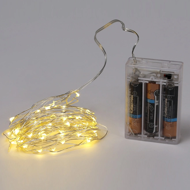 Гирлянда LED теплый свет 60 светодиодов 6 м (12768)