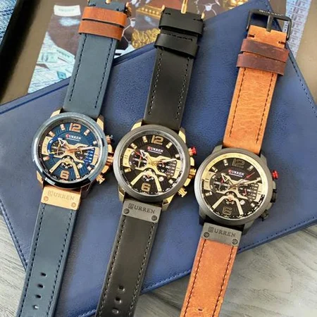 Наручний годинник Curren 8329 Black-Brown (2458) - фото 4 Наручний годинник Curren 8329 Black-Brown (2458) - фото 4