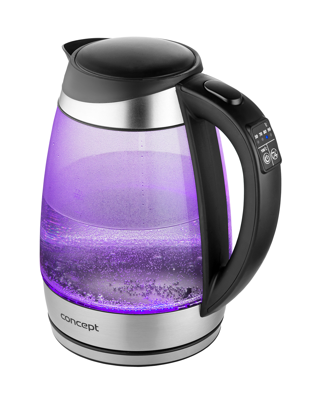 Електрочайник скляний Concept RK4120 2200 Вт встановлення температури підсвітка 1,7 л - фото 12