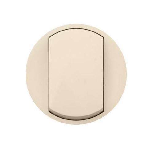 Лицевая панель выключателя Legrand Celiane 50х50 мм Слоновая кость (066200)