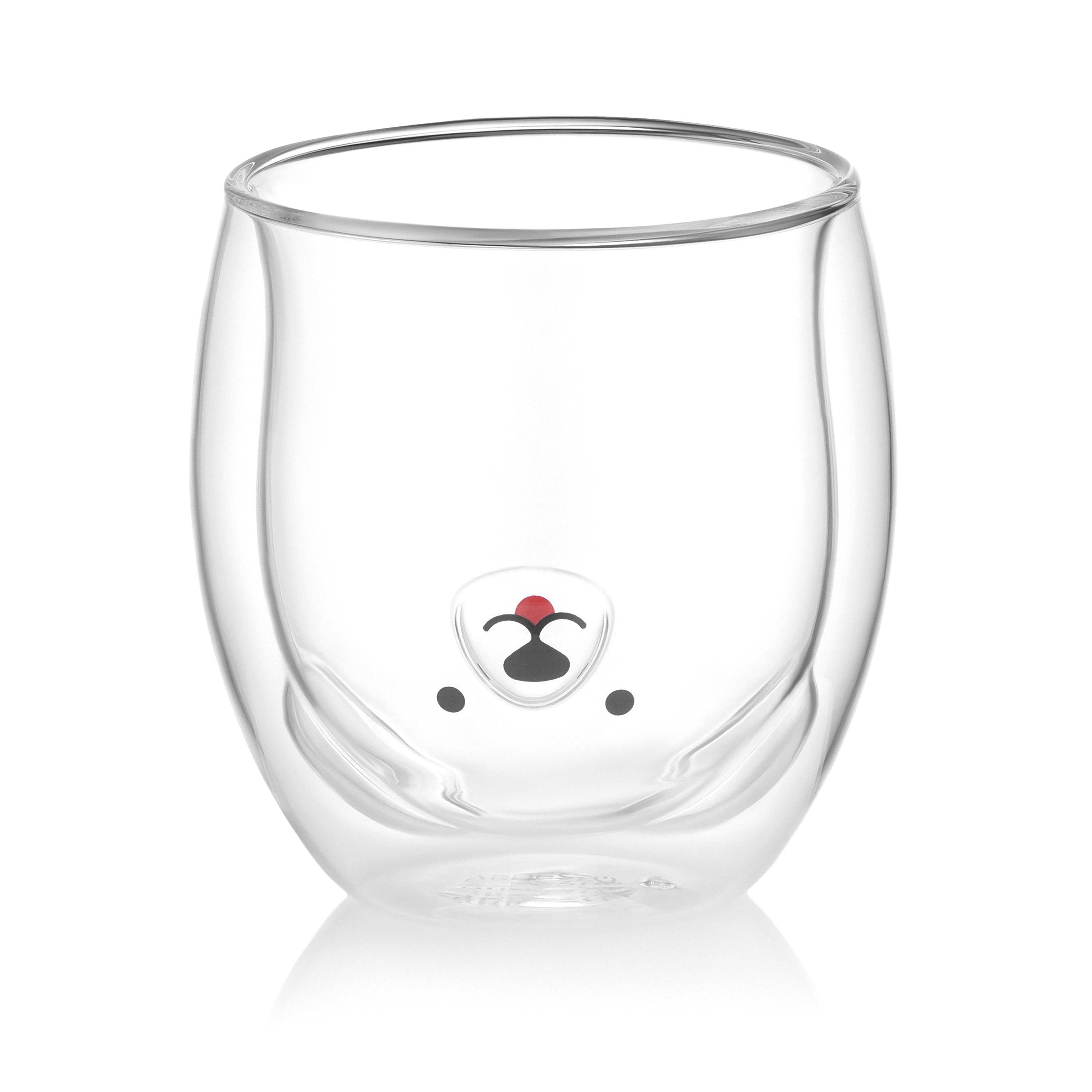 Набор чашек с двойными стенками Ardesto AR2630BWA Anіmals 300 мл 2 шт. Прозрачный (c81f05e8)