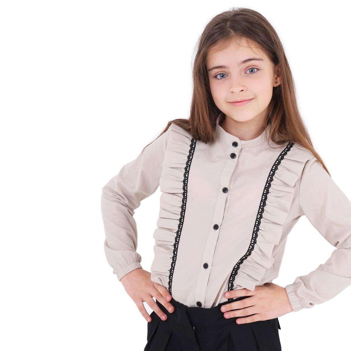 Блуза Timbo Sophie р. 40 152 см Бежевый (B033181)