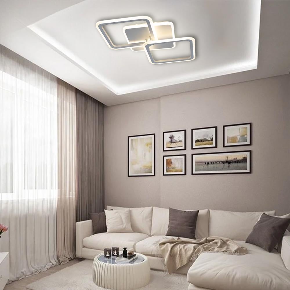 Люстра світлодіодна MOKA 3S 62 Вт 550x310x72 мм Білий - фото 6