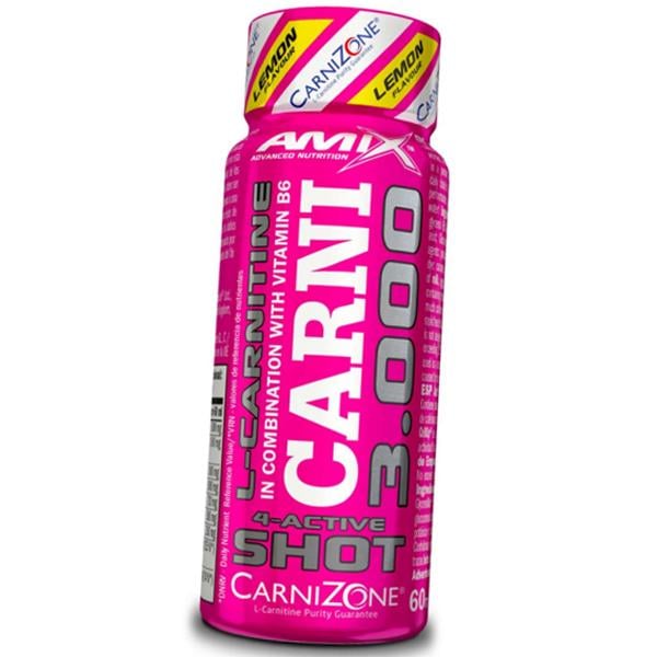 Карнитин с таурином Amix Nutrition CarniShot 3000 60 мл Лимон (02135012)