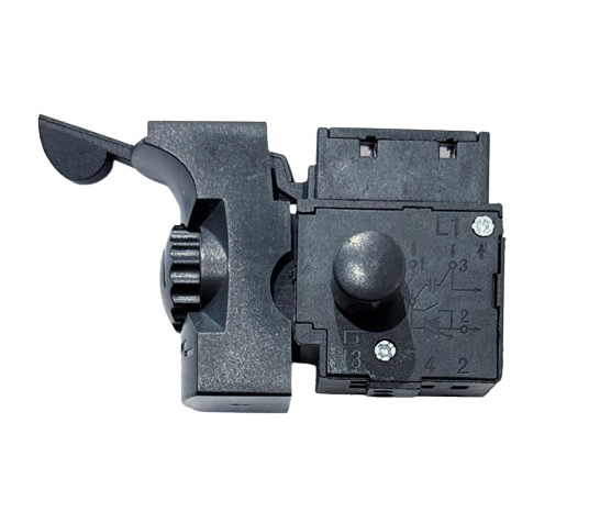 Кнопка для дрели Темп/DWT 400 w 8 A 43x16,5/45x19,5 мм (К012)