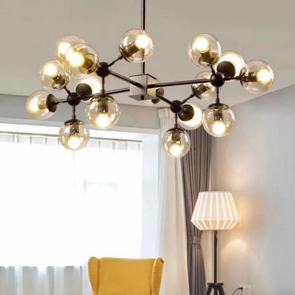 Люстра Modo 16p Black/Amber (2634)