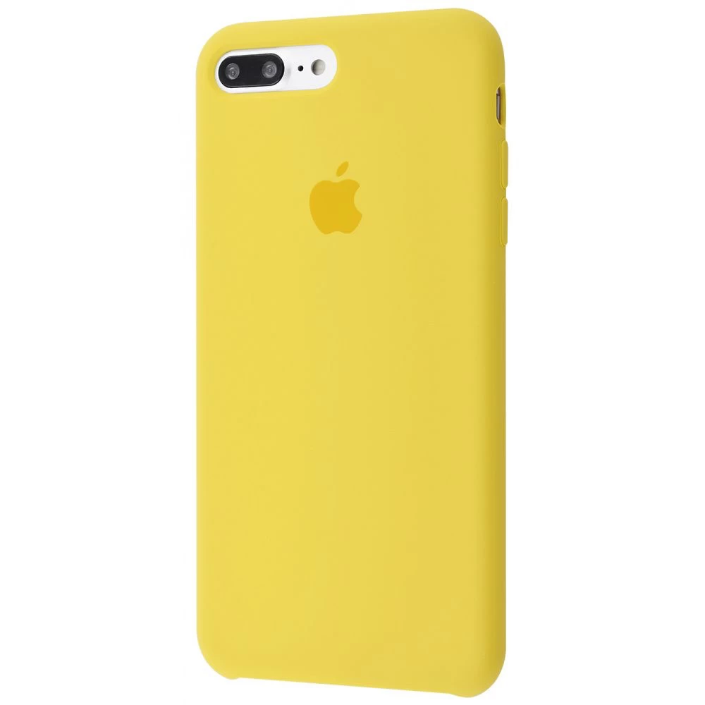 Силіконовий Чохол Накладка Silicone Case для iPhone 8 Plus/7 Plus Yellow
