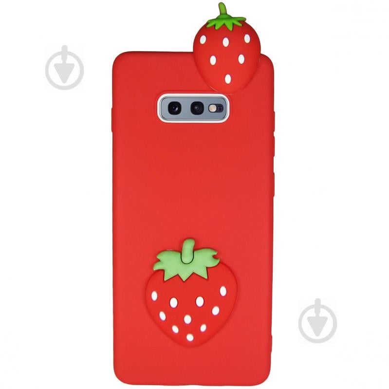 Чохол Cartoon Case 3D для Samsung G970 Galaxy S10e Полуничка (arbc6120)