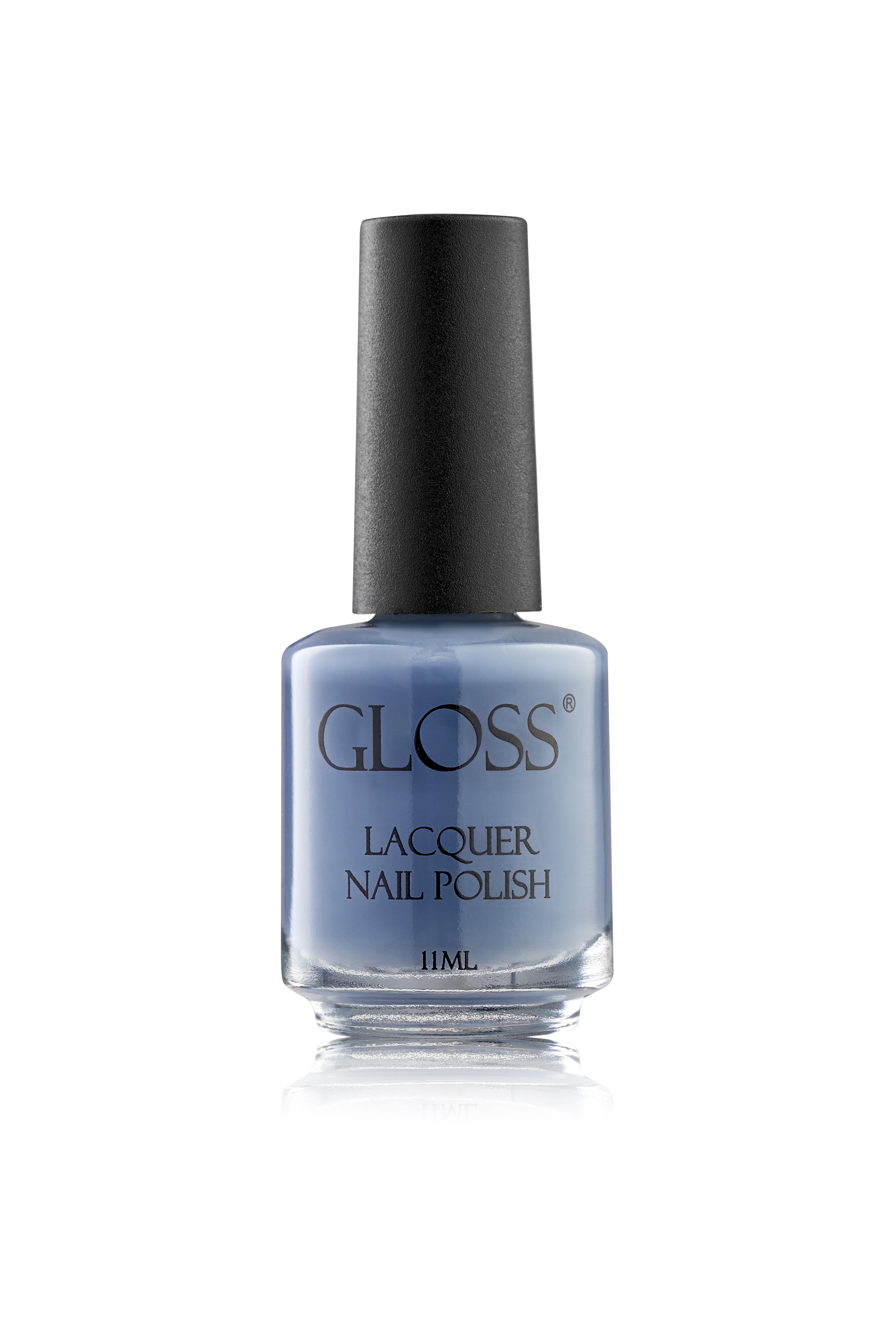 Лак для нігтів GLOSS company Lacquer Nail Polish 11 мл темно-блакитний №008 (891672)