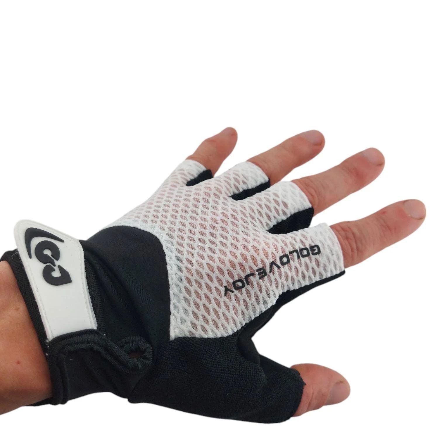 Велорукавиці GDragon Sport без пальців Білий (66_13_XL_3) - фото 11 Велорукавиці GDragon Sport без пальців Білий (66_13_XL_3) - фото 11