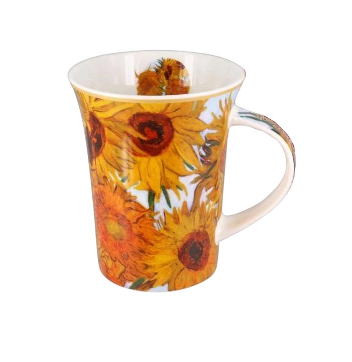 Кружка фарфоровая Carmani Ван Гог Подсолнухи 350 мл (830-8106)