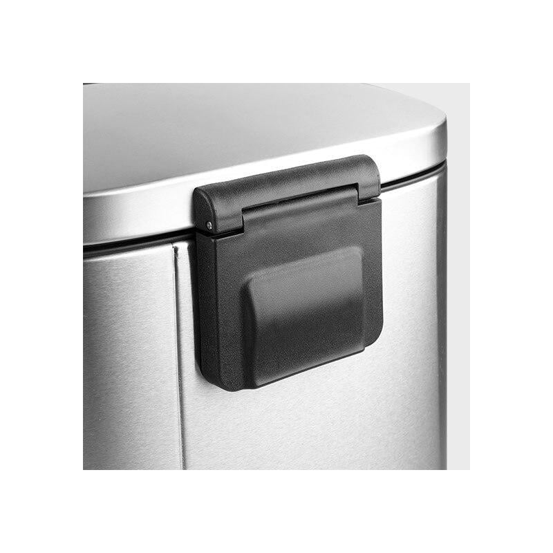 Мусорное ведро прямоугольное MIXXUS Bevel-TC0112 SS Color с плавным закрыванием 12 л Нержавеющая сталь - фото 3 Мусорное ведро прямоугольное MIXXUS Bevel-TC0112 SS Color с плавным закрыванием 12 л Нержавеющая сталь - фото 3