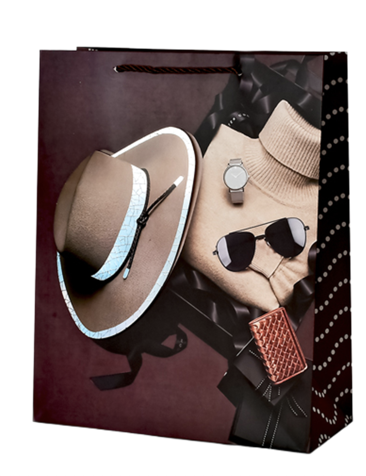 Пакет подарунковий паперовий R32946-L L 40х30,5х13 см Пакет подарунковий паперовий R32946-L L 40х30,5х13 см